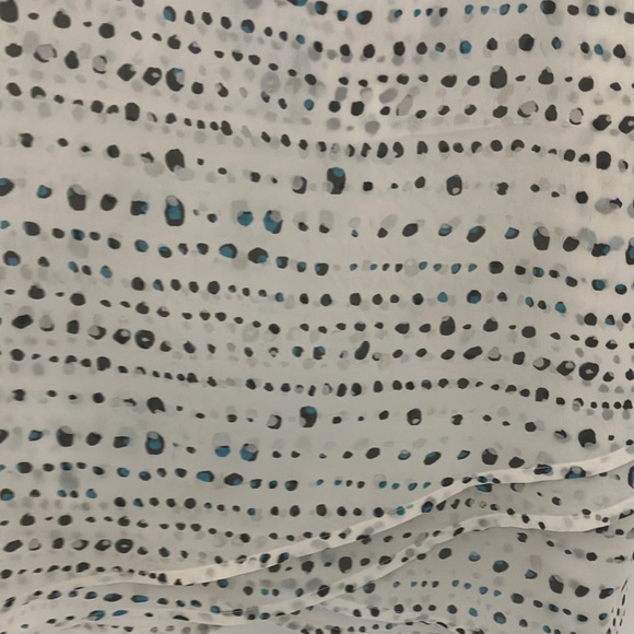 2/$40 BANANA REPUBLIC White High Neck top - Picture 2 of 3